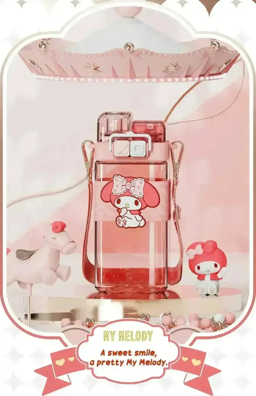 Sanliou Punk Series Tritan Water Sipper (520 ml) - Image 3