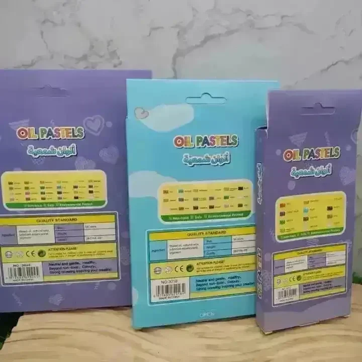 Sanliou Silky Oil Pastel Color Box (18 Pcs) - Image 5