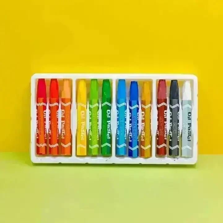 Sanliou Silky Oil Pastel Color Box (18 Pcs) - Image 9