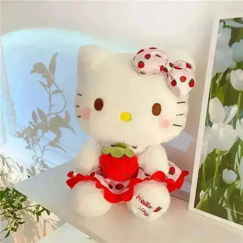 Sanliou Strawberry Hello Kitty Plushie (35 cm) - Image 5