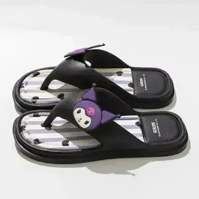 Sanliou Vivid Kuromi Hello Kitty Flip Flops - Image 11