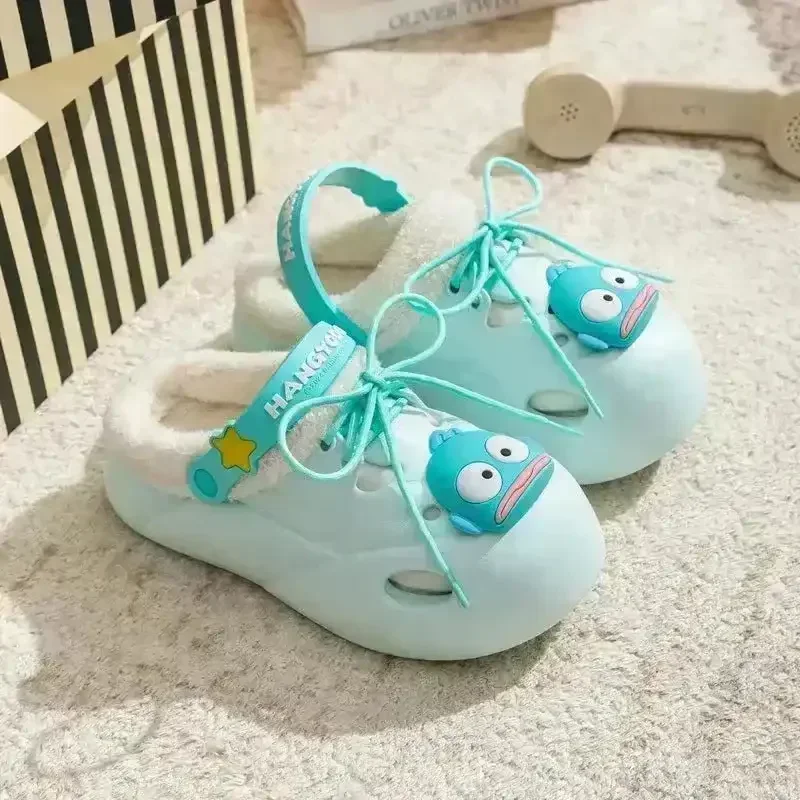 Sanliou Winter Warm Plush Clogs - Image 10