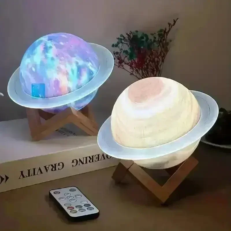 Saturn Bluetooth Speaker Night Light - Image 9
