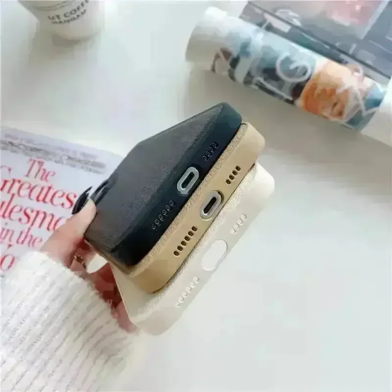 Saudi Tree Leather Marked Phone Case (For iPhones) - Image 3