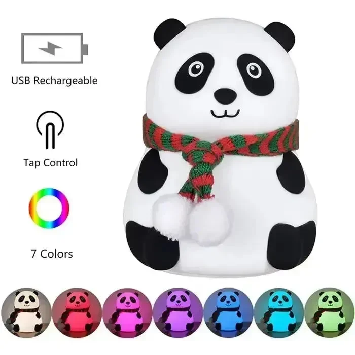 Scarf Panda Glow Silicon Lamp - Image 3