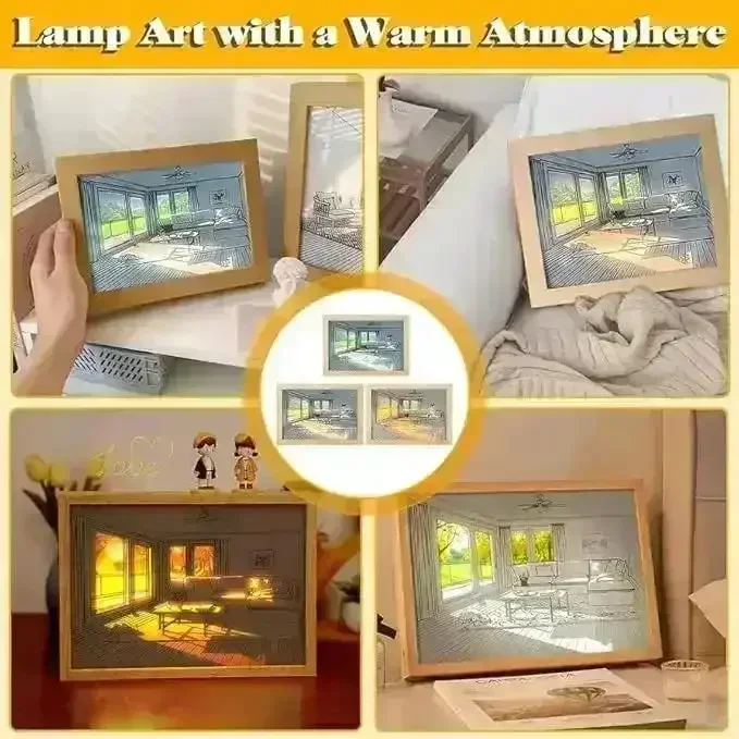 Scenic Portrait Painting Lamp - Image 3