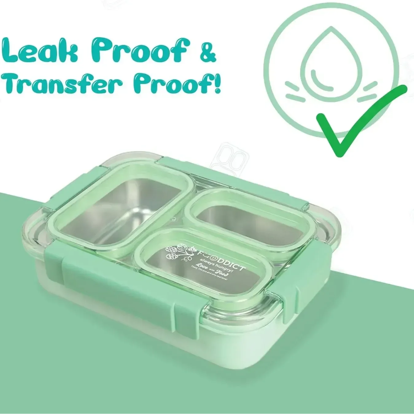 Seoul Food 3-Compartment Lunch Box (710 ml) - Image 2