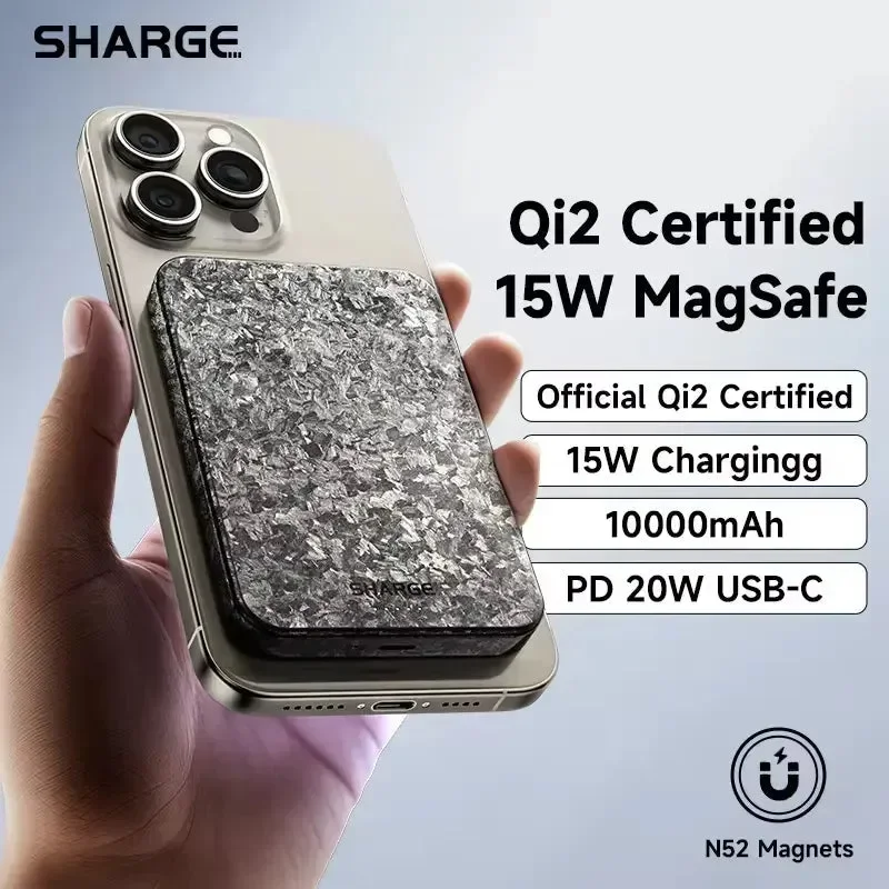 SHARGE CarbonMag Magnetic Power Bank - Image 2