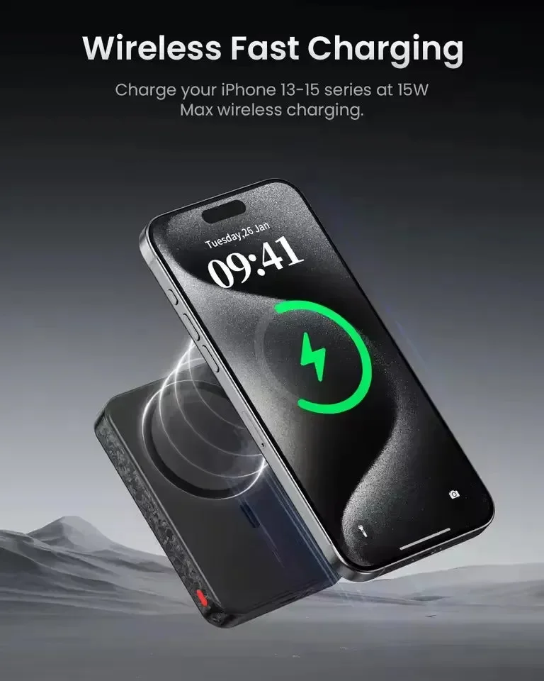 SHARGE CarbonMag Magnetic Power Bank - Image 4