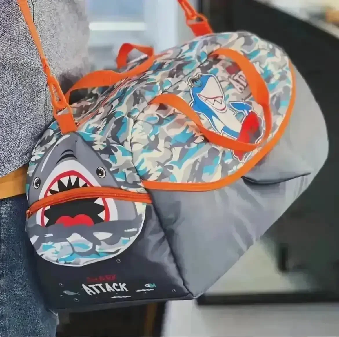 Shark Attack Duffle Bag