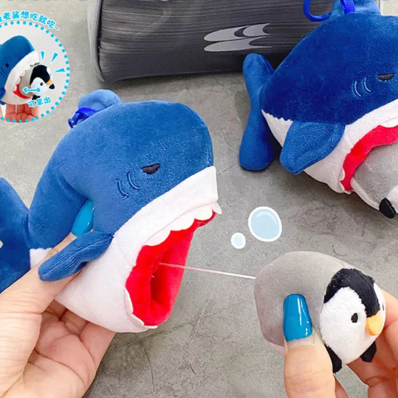 Shark Penguin Pop Plush Keychain - Image 5