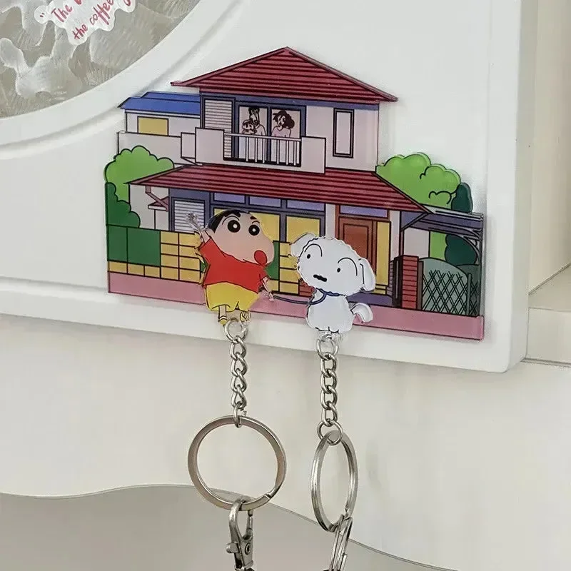 Shinchan House Wall Mount Couple Keychain - Image 11