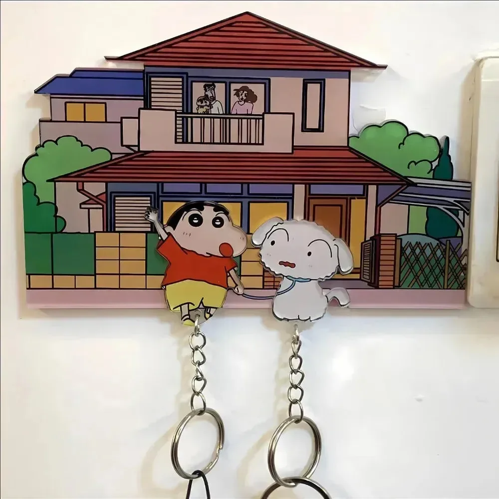 Shinchan House Wall Mount Couple Keychain - Image 8