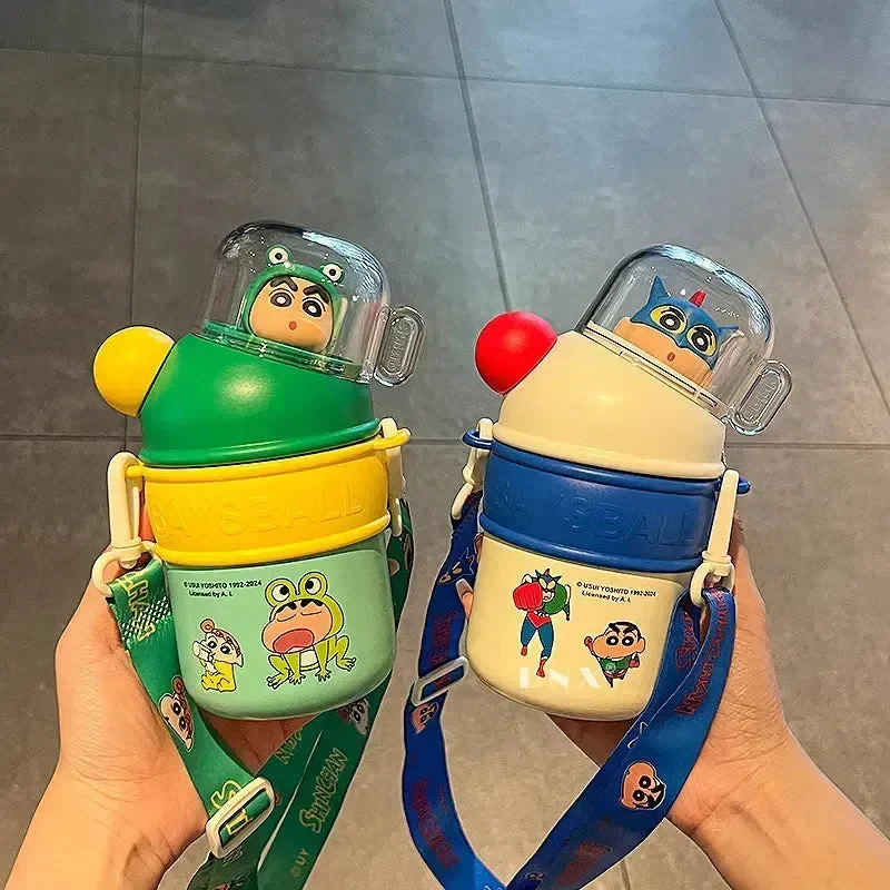 Shinchan Mini Baysball Insulated Bottle (430 ml) - Image 3