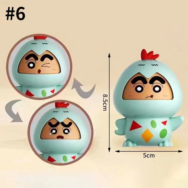 Shinichan Cheeky Chicken Expression Keychain - Image 7