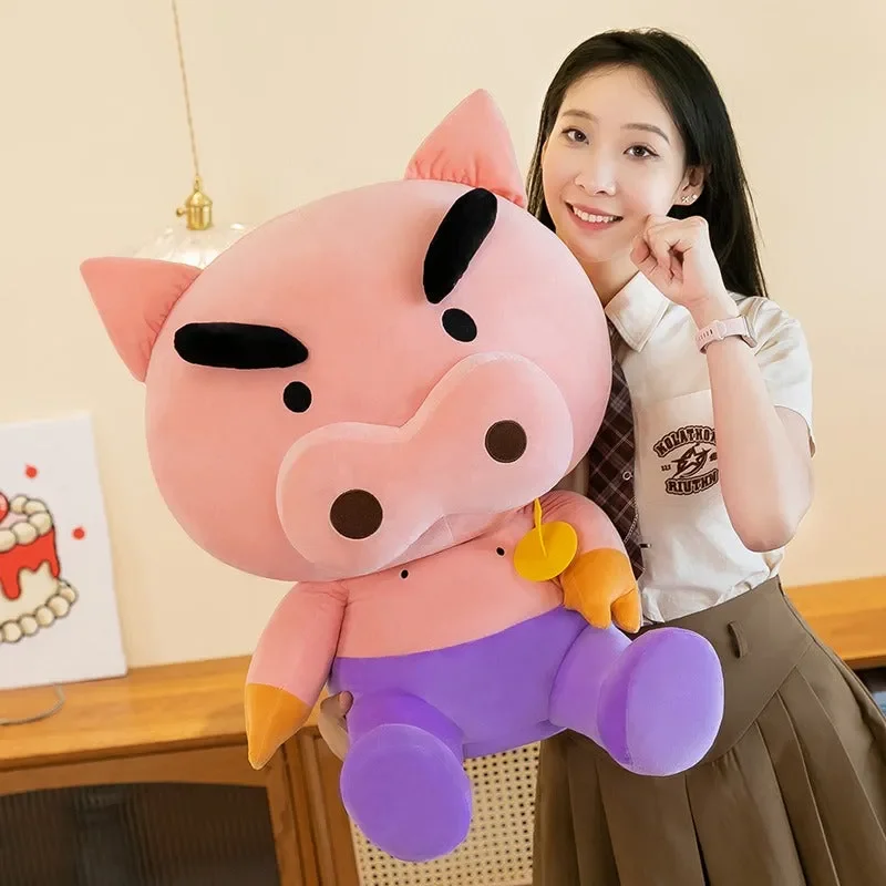 Shinichan & Piggy Pal Plush - Image 3