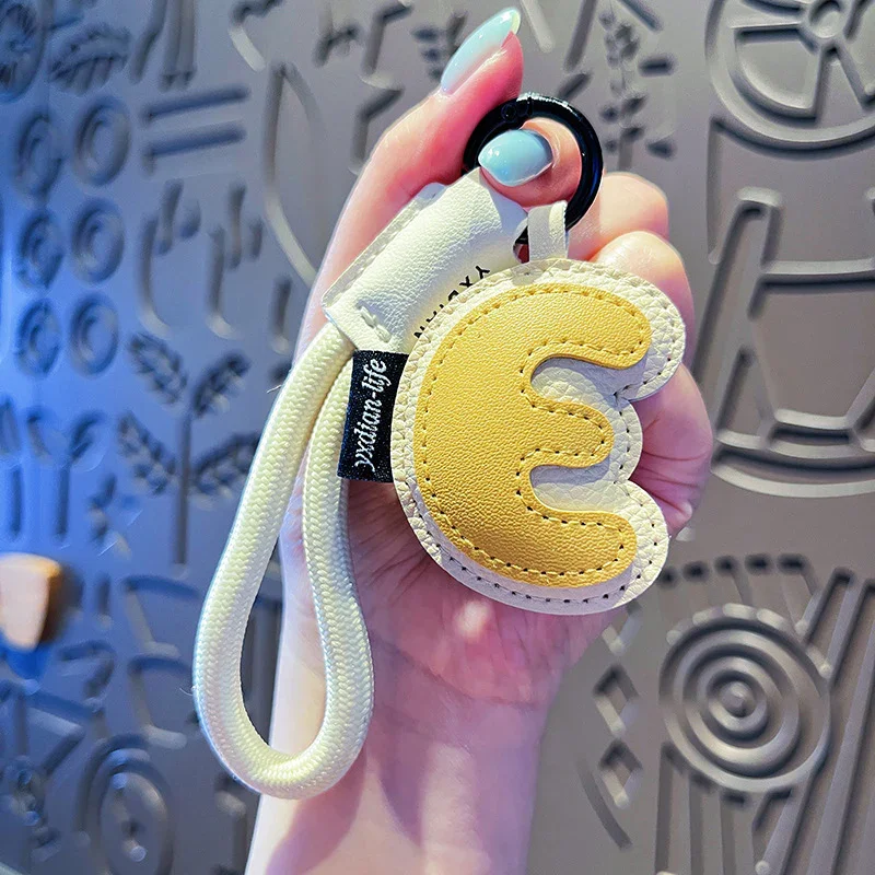 Signature Style Leather Letter Keychain - Image 17