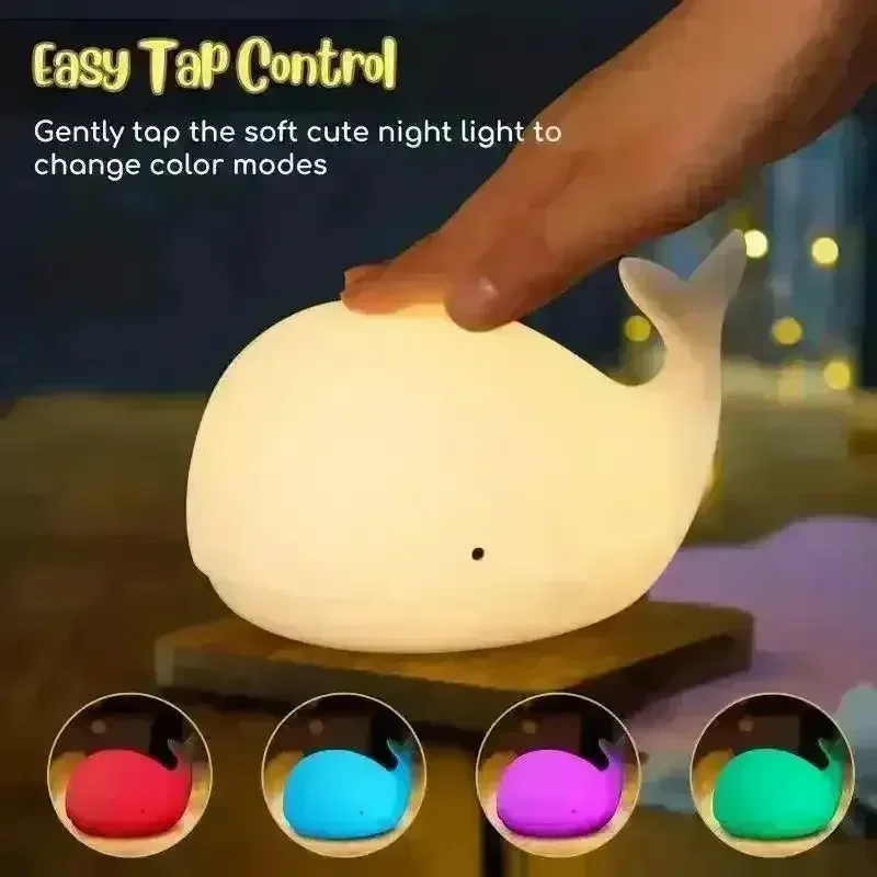 Silicon Whale Night Lamp - Image 2