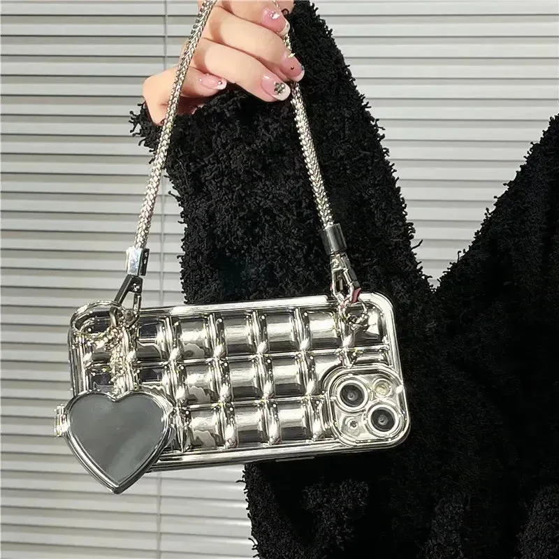 Silver Lining Lattice Chain Case (For iPhones) - Image 3