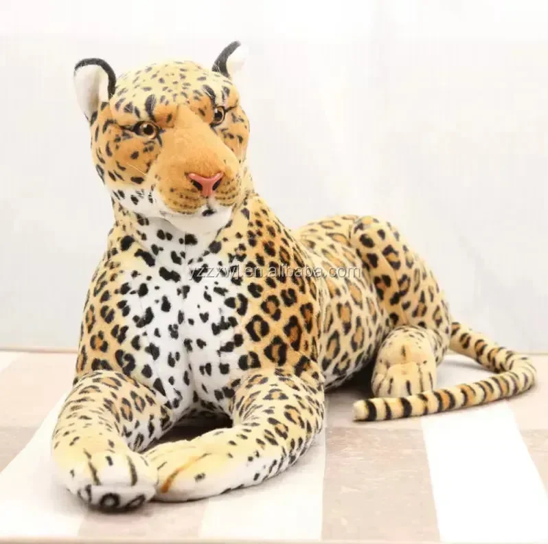 Simulation Big Wild Cat Plush Toy - Image 2