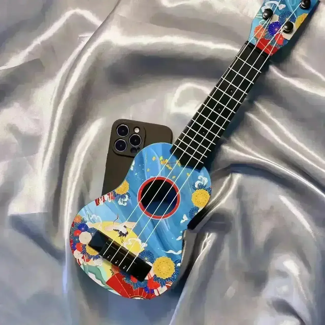 Simulation Mini Guitar Phone Case (For iPhones) - Image 2