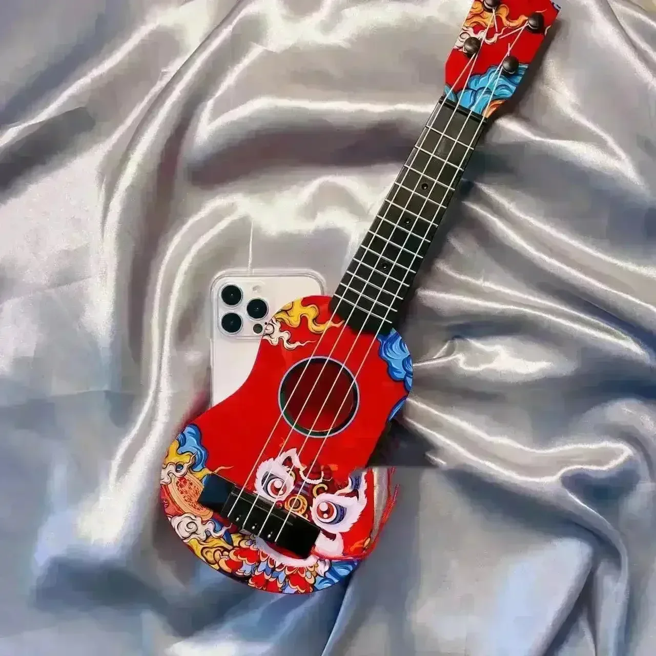 Simulation Mini Guitar Phone Case (For iPhones) - Image 3