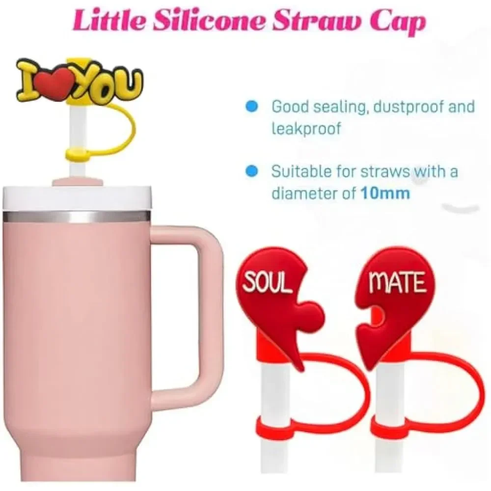 Couples Straw Toppers For 30 oz/40 oz Tumblers - Image 8