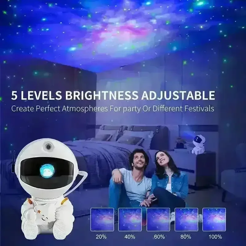 Sitting Astronaut Nebula Projector - Image 4