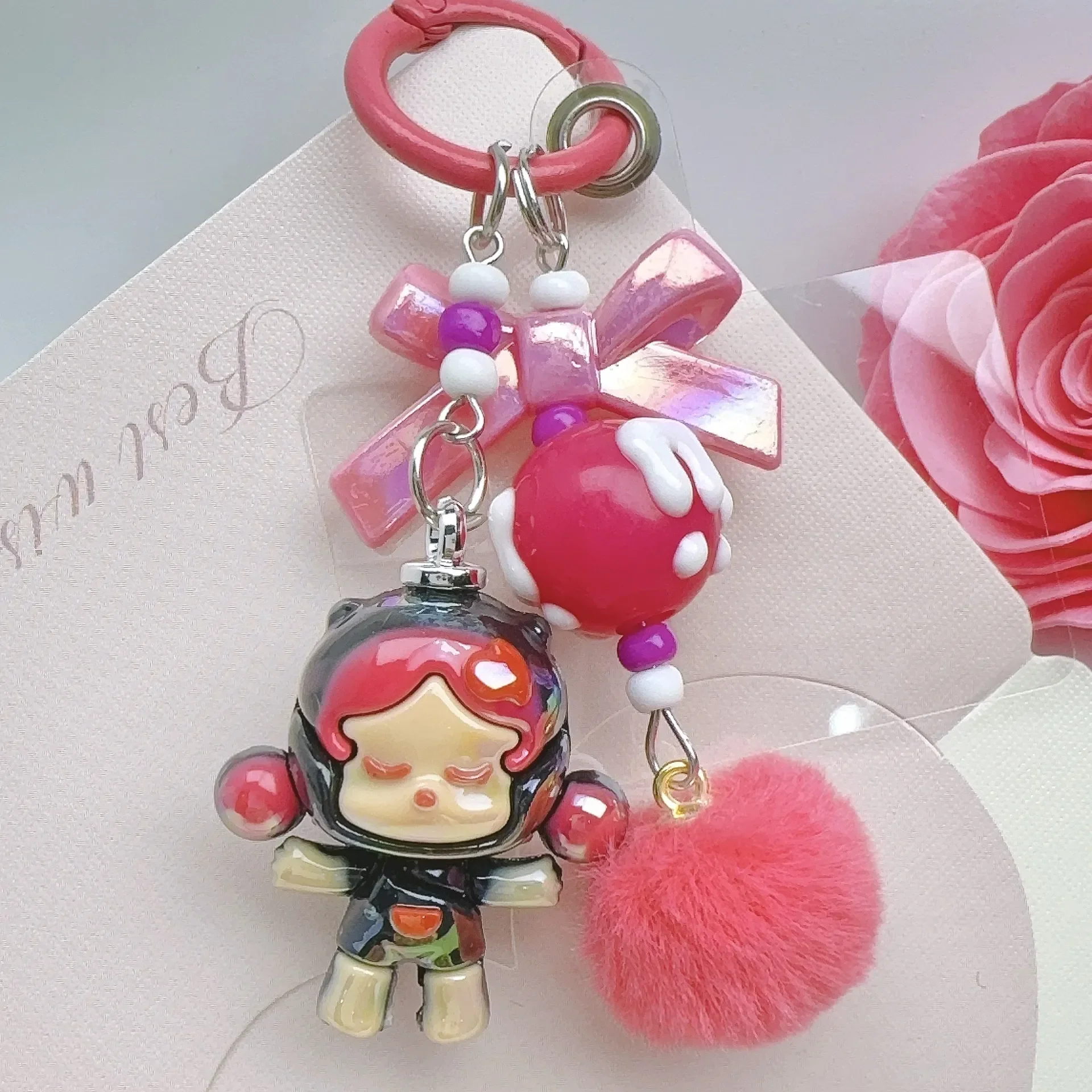SkullPanda Opulent Pom Pom Keychain - Image 24