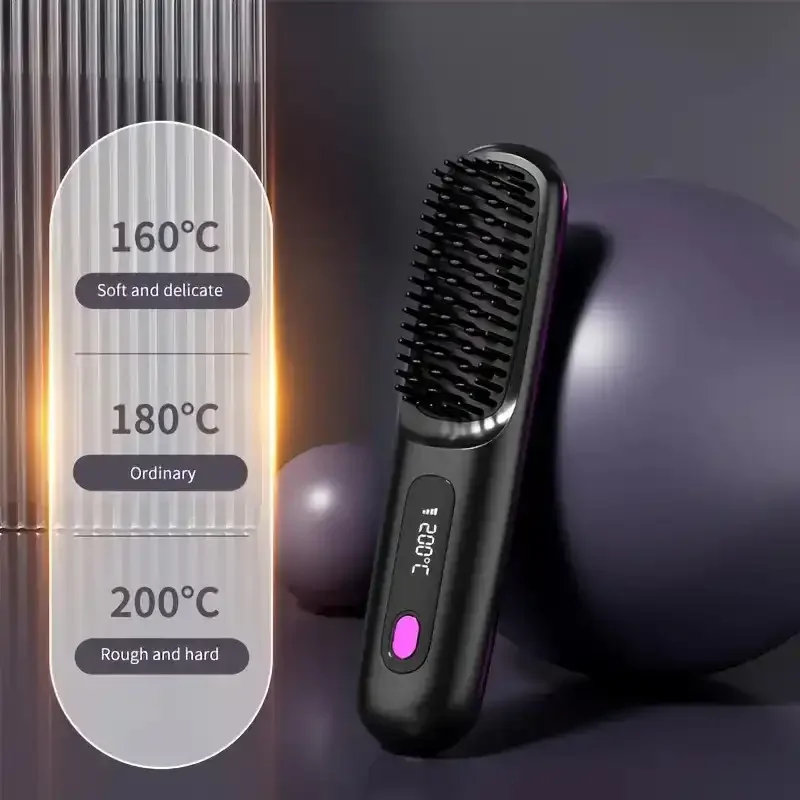 Sleek & Go Wireless Hair Straightener Comb - Image 10