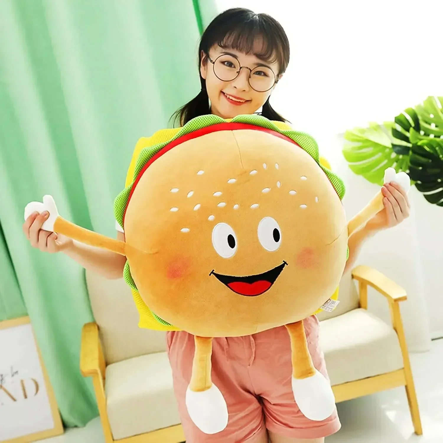 Smiling Fast Food Plush Toy (45 cm) - Image 4