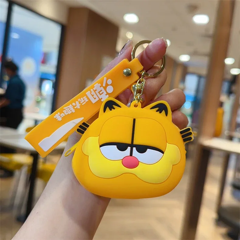 Smiling Garfield Silicone Coin Purse - Image 4