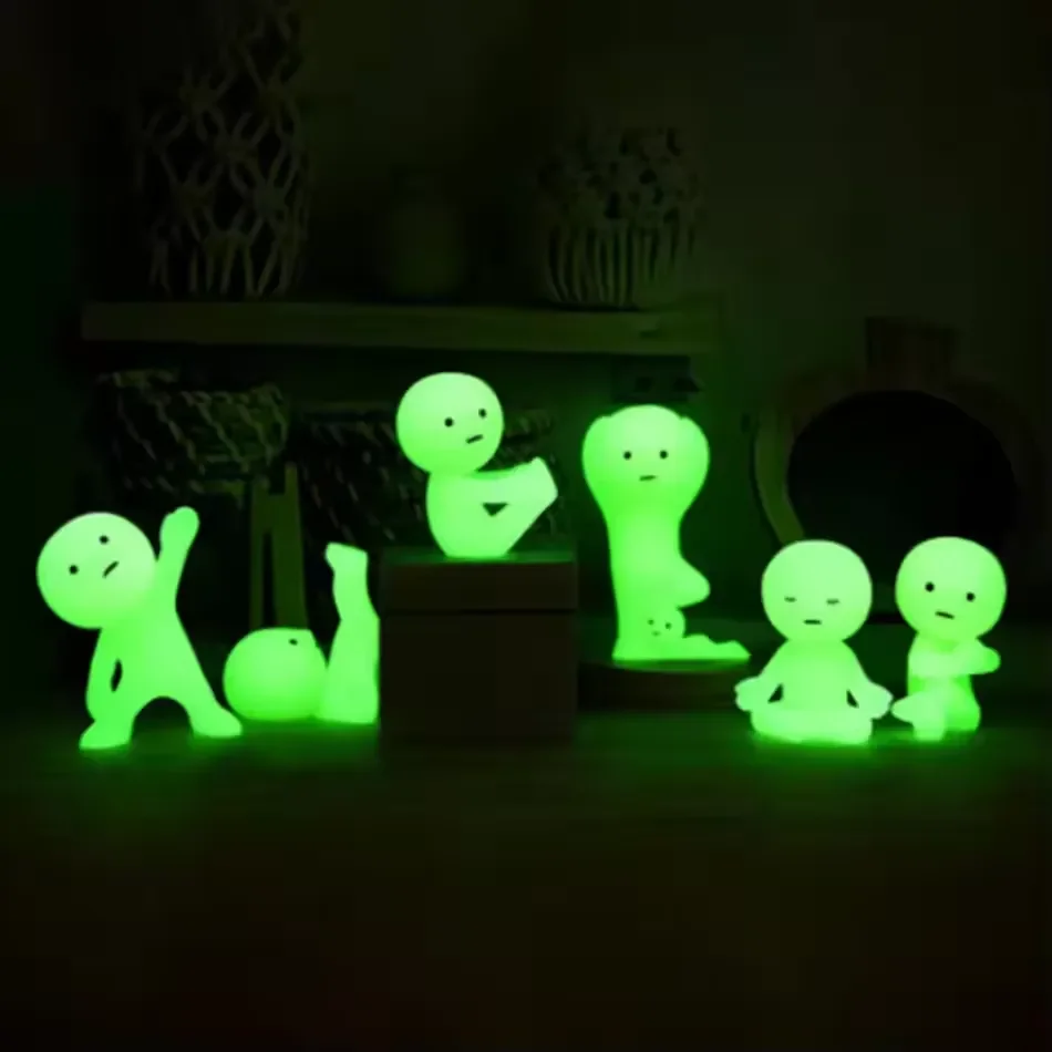 Smiski Yoga Series Glow in the Dark Figurines - Image 2