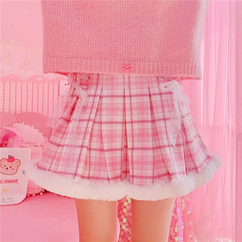Snow Day Candy Pink Skirt - Image 6