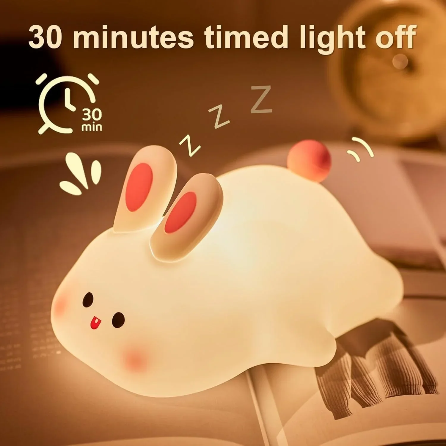 Snuggle Bunny Glow Silicon Lamp - Image 3