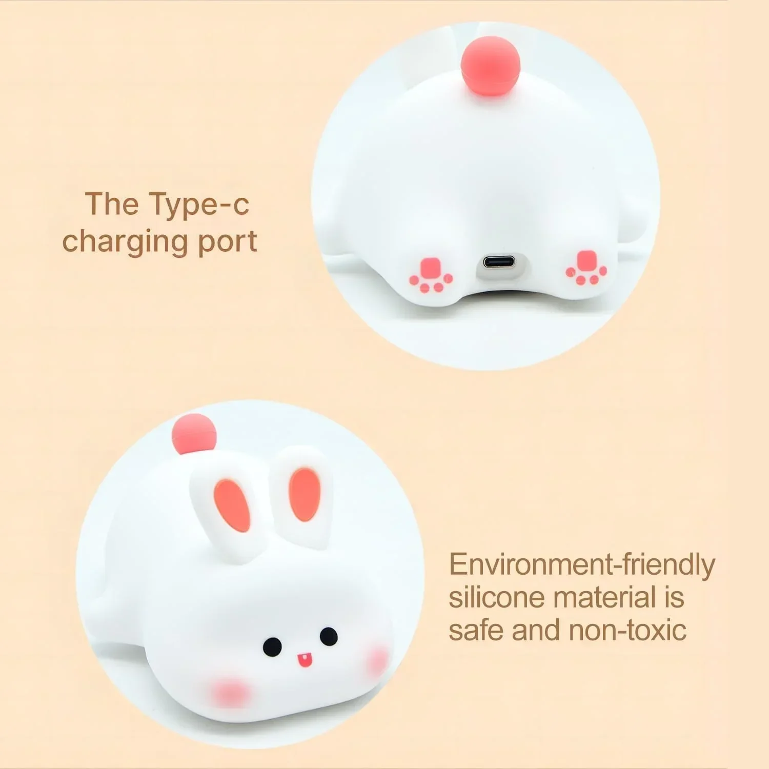 Snuggle Bunny Glow Silicon Lamp - Image 5