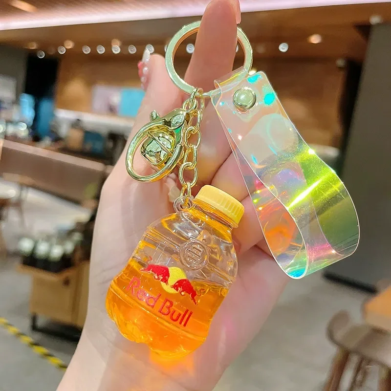 Soda Liquid Bottle Sparkle Keychain - Image 10