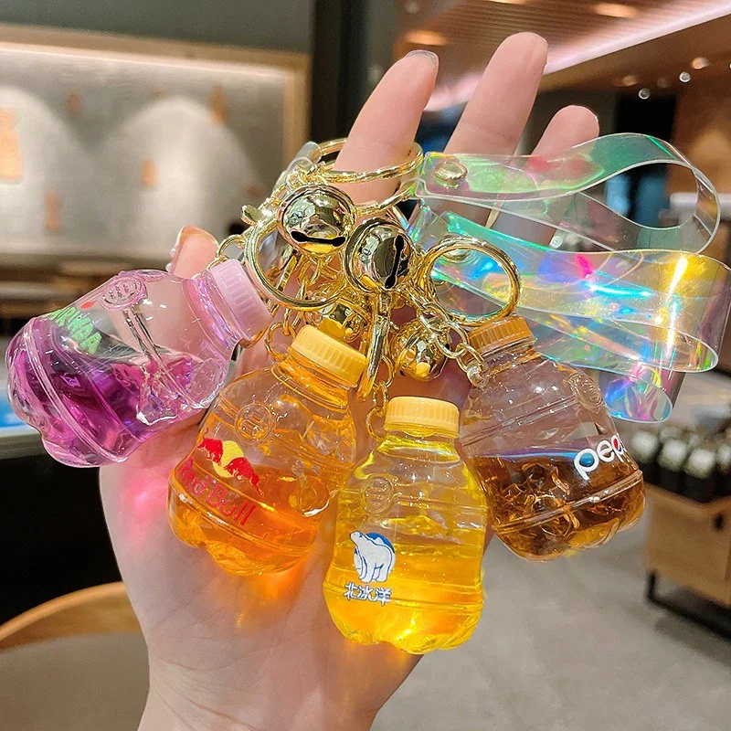 Soda Liquid Bottle Sparkle Keychain - Image 4