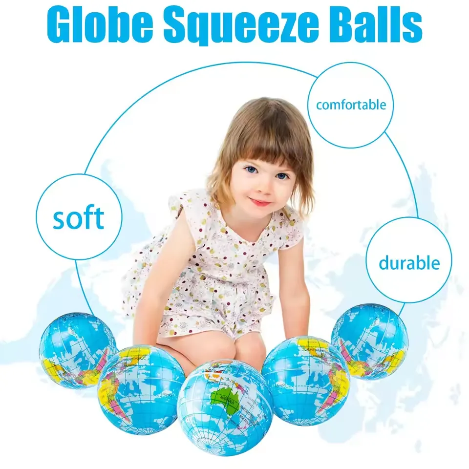 Soft Globe Anti-Stress Squishy Toy - Image 4