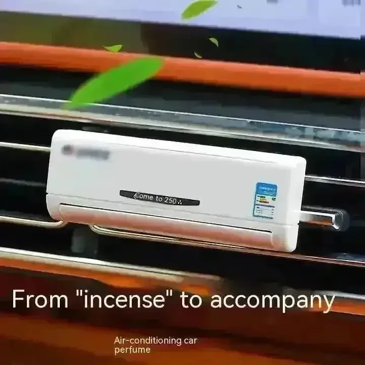 Solar Car Air Freshener + Mini Air Conditioner Combo - Image 6