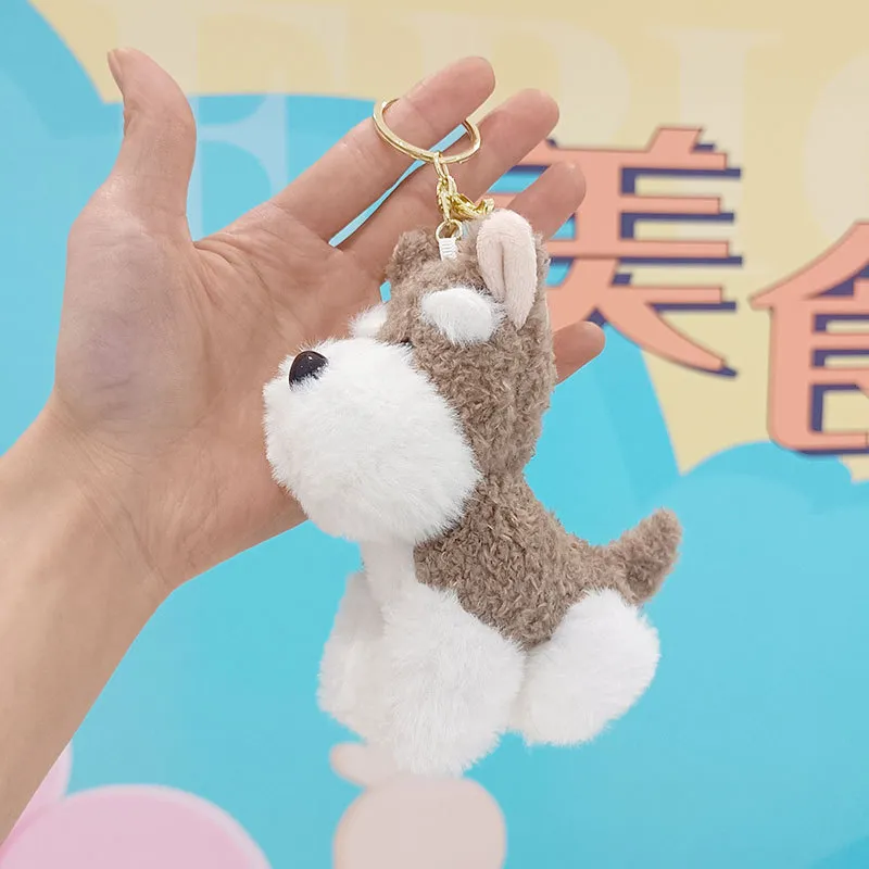 Sophisticated Schnauzer Dog Keychain - Image 5