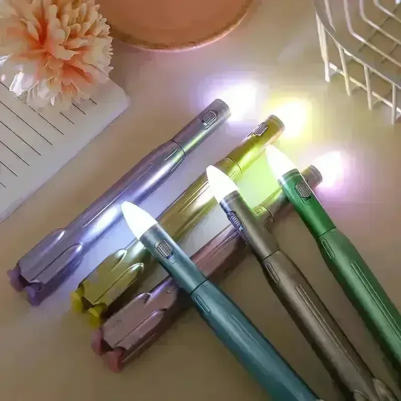 Space Rocket Glowing Ball Pen - Image 3