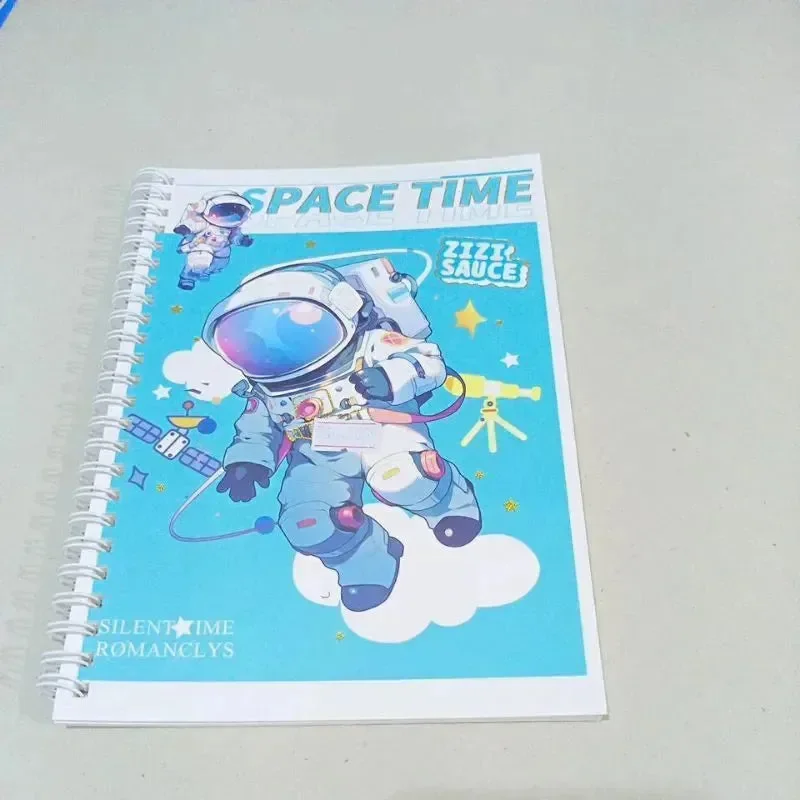 Space Time Astronaut Themed A5 Spiral Notebook - Image 5