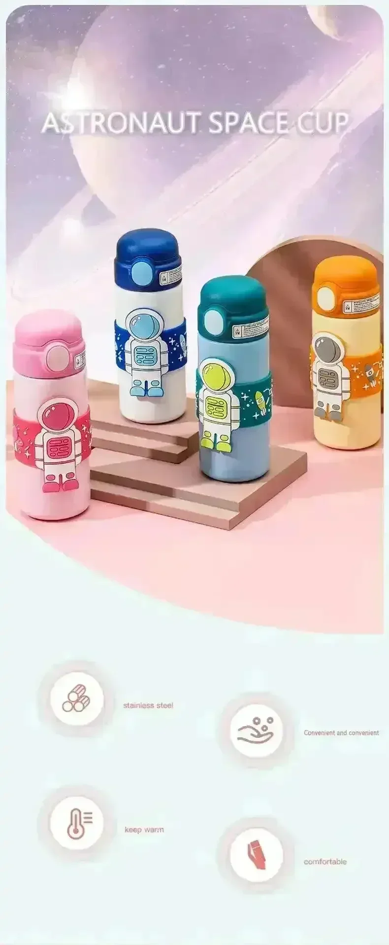 Space Astronaut Water Bottle - Image 9