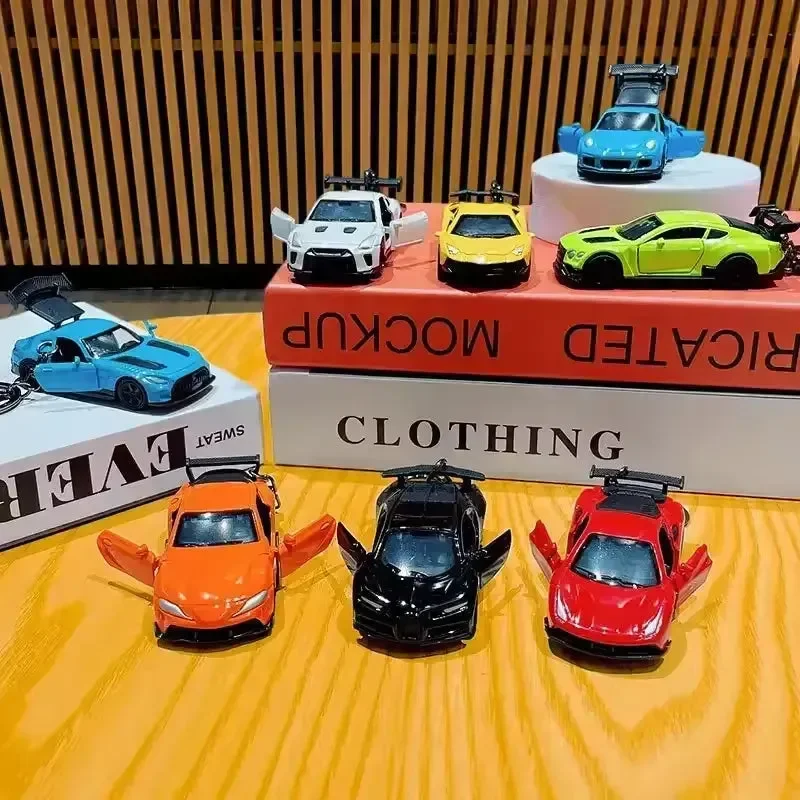 Speedster Mini Sports Car Keychain - Image 4