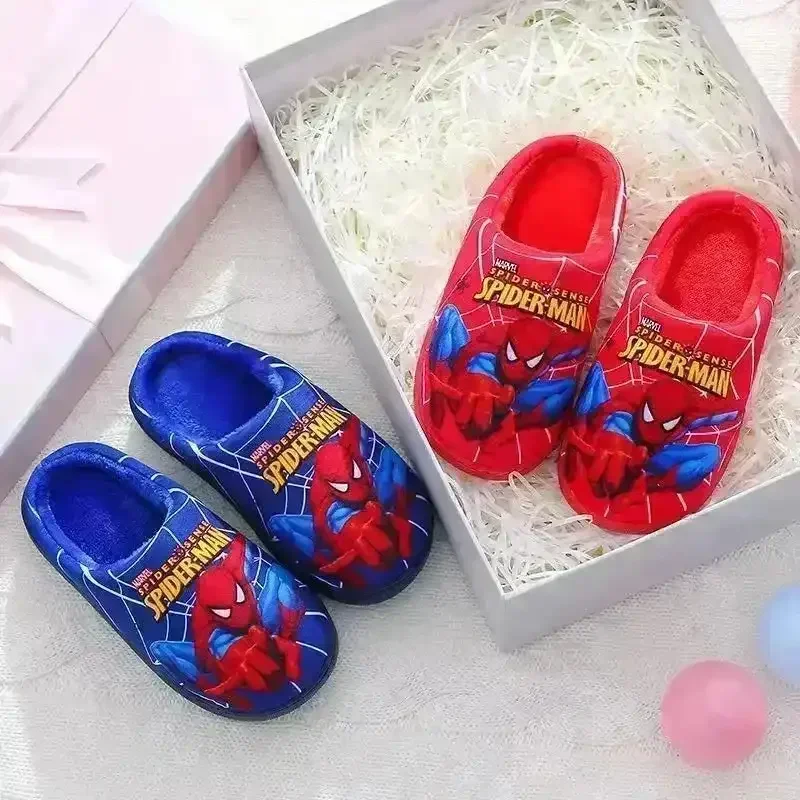 Spiderman Cartoon Comfy Slippers - Image 2