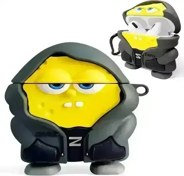 Spongebob & Patrick Hipster Case (For Airpods) - Image 12