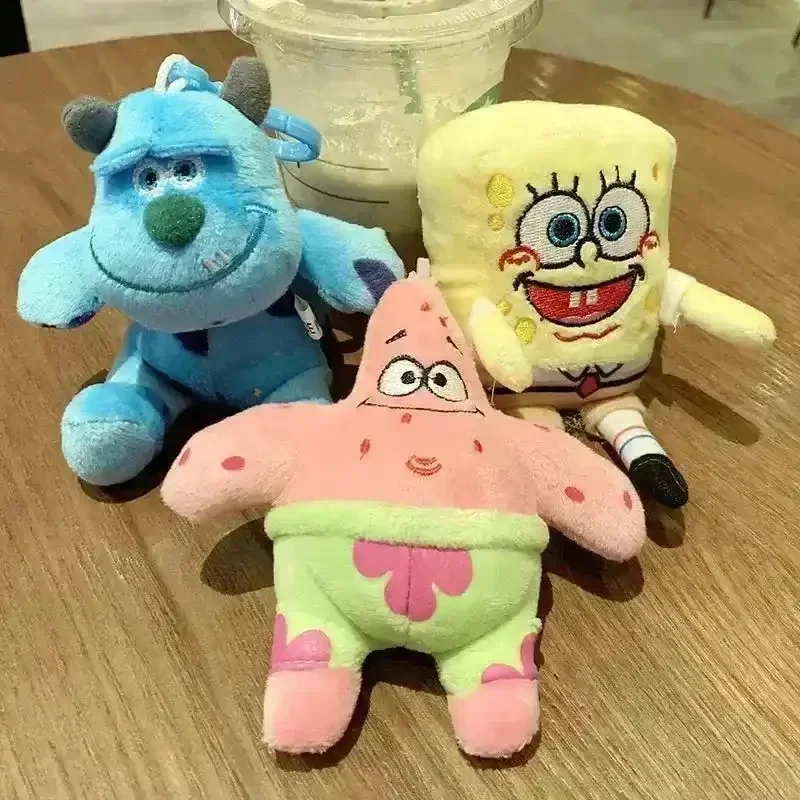 Spongebob & Sullivan Plush Keychain - Image 2