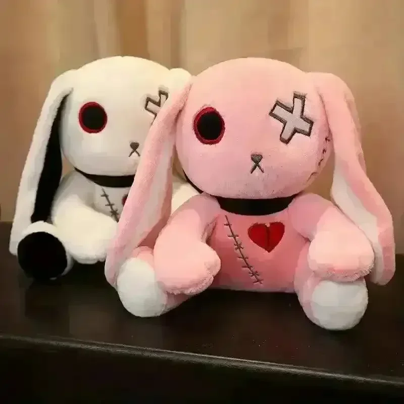 Spooky Cute Goth Bunny Plush (25 cm) - Image 3