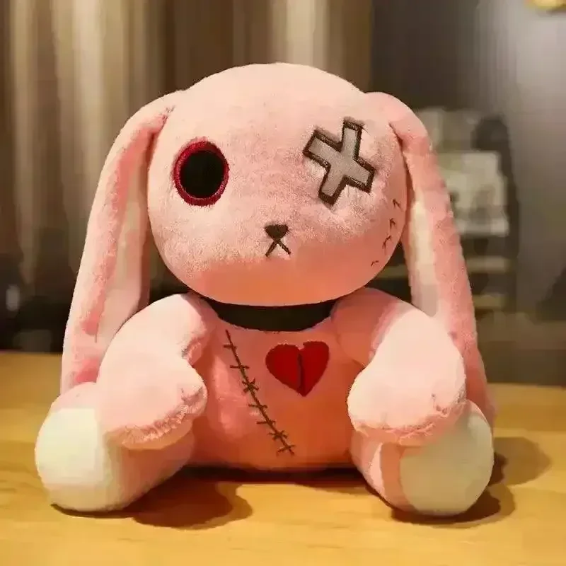 Spooky Cute Goth Bunny Plush (25 cm) - Image 8